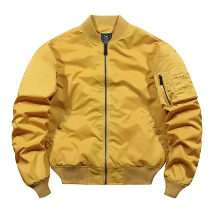 Leder Bomberjacke Fliegerstil