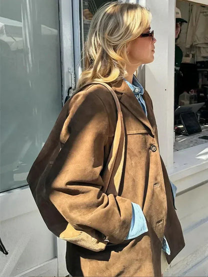 Damen Herbstjacke Taillierte Form Isolierend