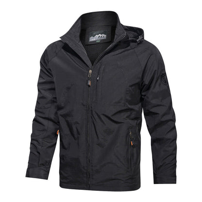 Herren Leichtjacke Sportliche Kapuze
