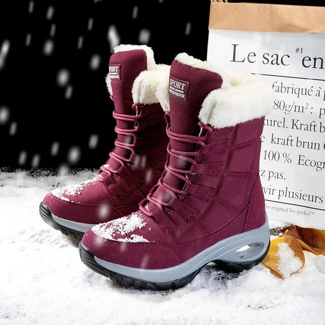 Winterstiefel Frauen Warm Isoliert