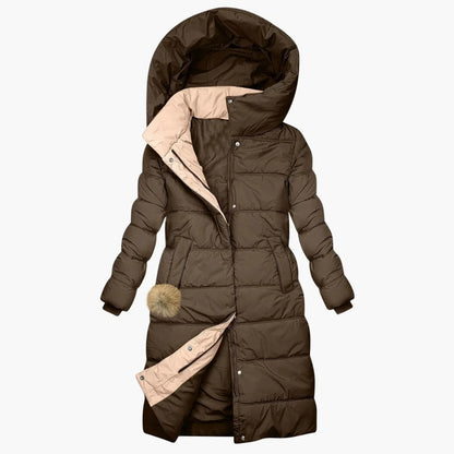Winter Steppmantel Damen | Langer, Winddichter Parka Mantel