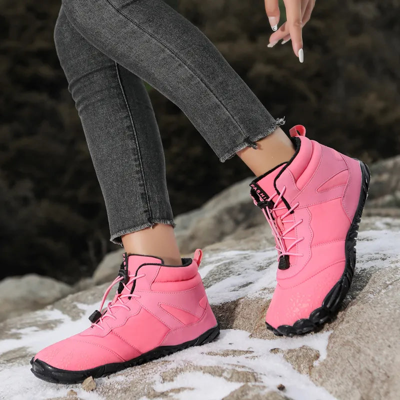 Leichte Winterstiefel Barfußschuhe Warm