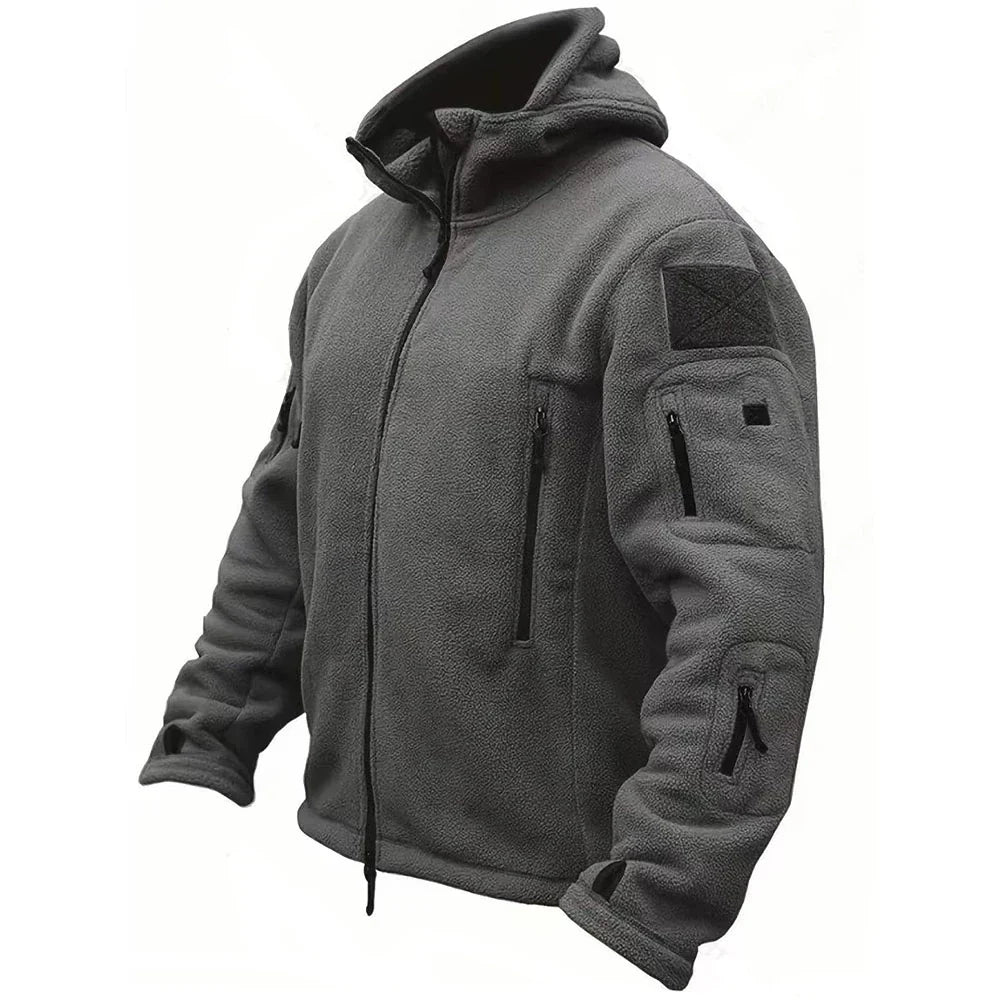 Taktische Fleece-Hoodie Jacke Outdoor - IdealeKleiden
