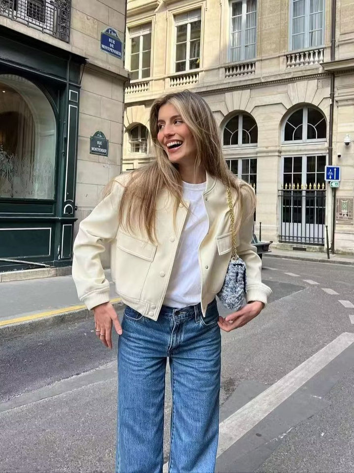 Stylische Bomberjacke Modern Für Damen