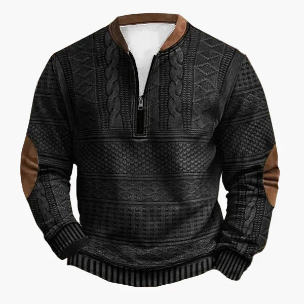 Strickpullover Herbst Winter Zopfmuster