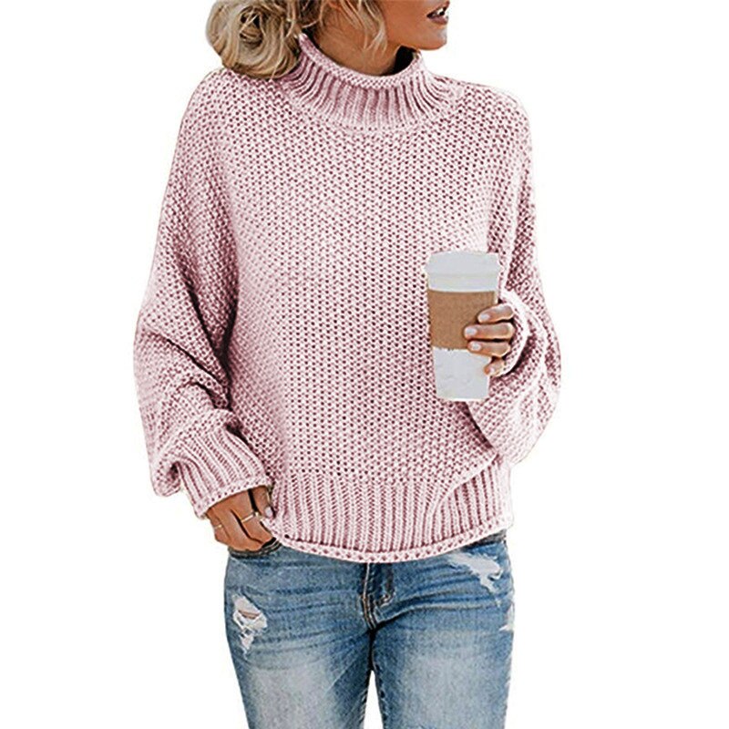 Weiche Rollkragenpullover Selbstgestrickt