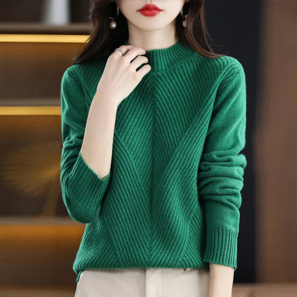 Strickpullover Rundhals Warm Winter