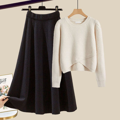 Stilvolles Kleid Set Damenmode Modern