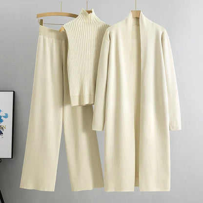 Damen Hosen-Set 3-teilig Bequem und Elegant