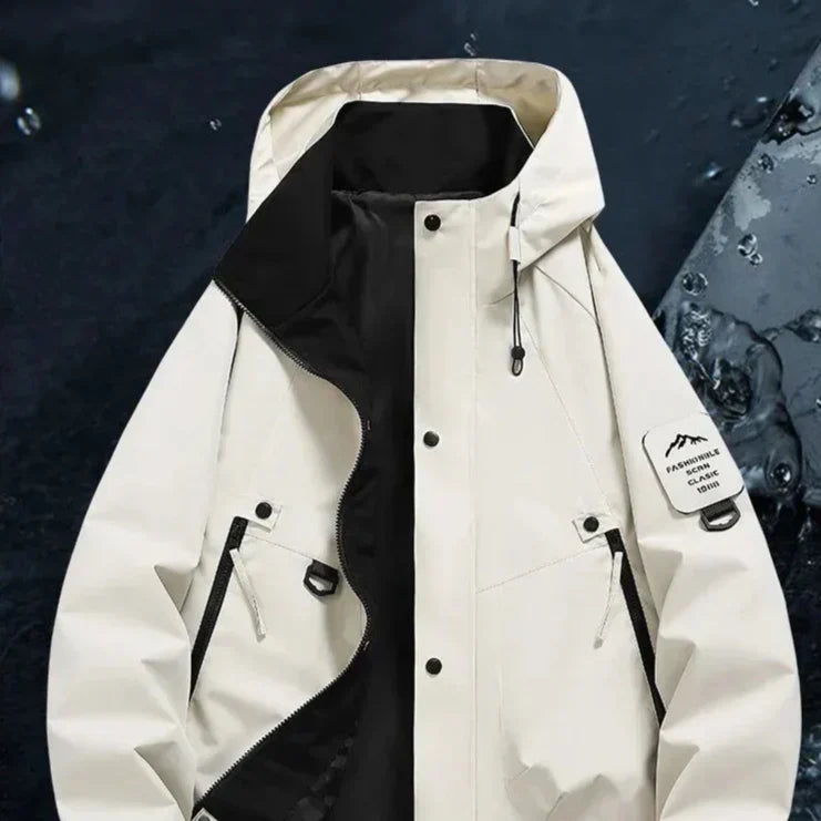 Herren Winterjacke Lockerer Schnitt - IdealeKleiden
