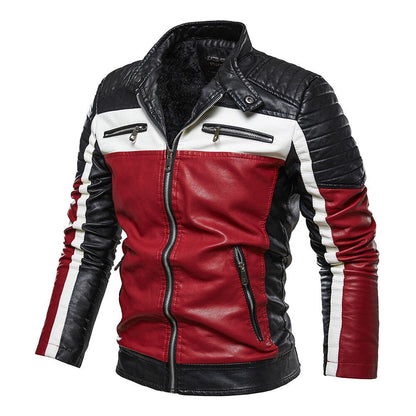 Moderne Lederjacke Herren Klassiker