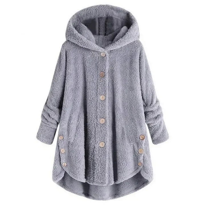 Frauen Fleecejacke Mit Kapuze