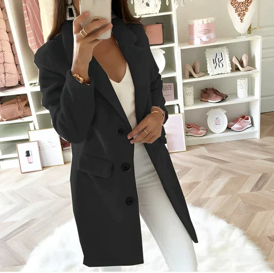 Stilvolle Damenjacke Herbst Winter - IdealeKleiden