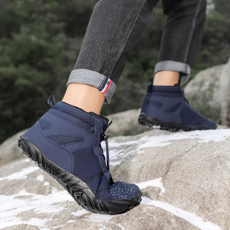 Leichte Winterstiefel Barfußschuhe Warm