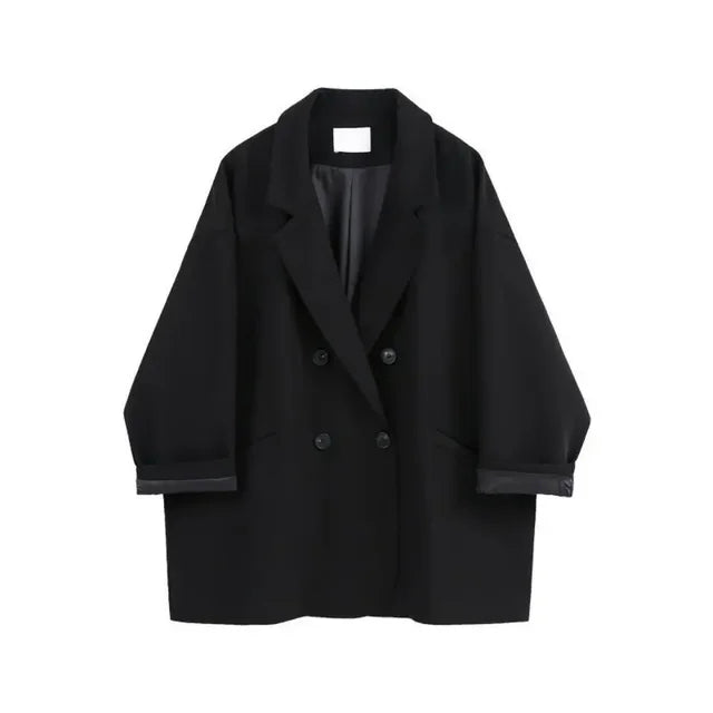 Stylischer Doppelreihen Blazer Übergröße