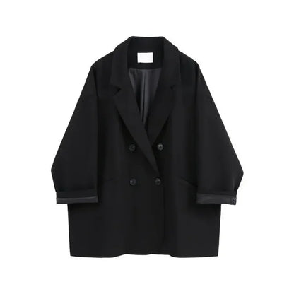 Stylischer Doppelreihen Blazer Übergröße