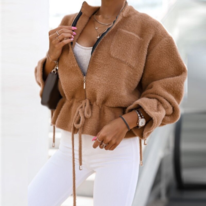 Stylische Winterjacke Lässig Einzigartig - IdealeKleiden