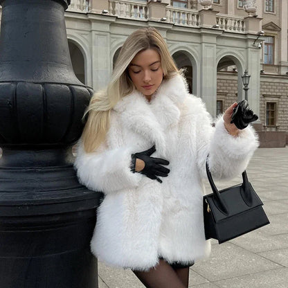 Luxus Pelsjacke Damen Elegant