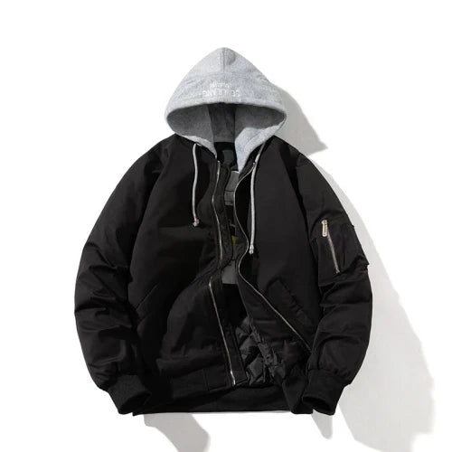 Leder-Bomberjacke Cavan Stil