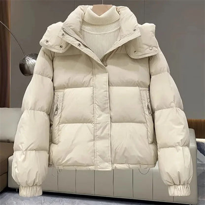 Lena Damen Steppjacke Lässig Baumwolle