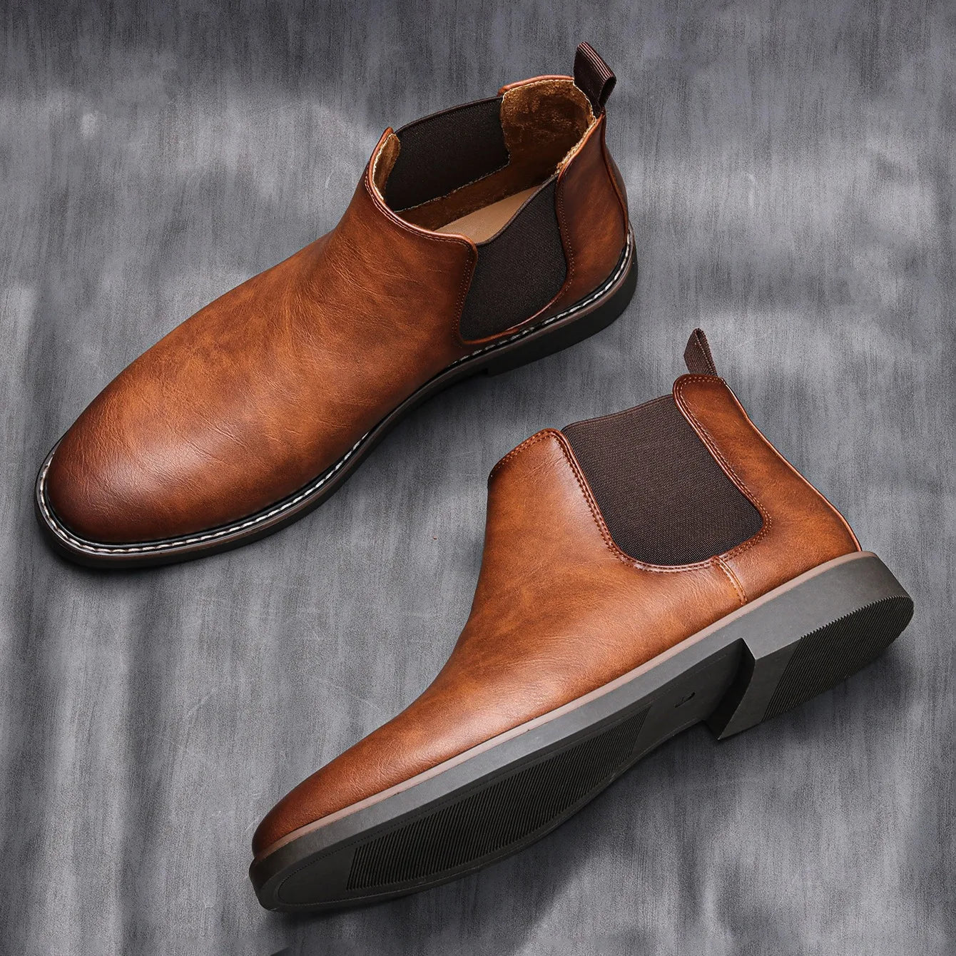 Herren Stiefel Elegant Seitenzipp