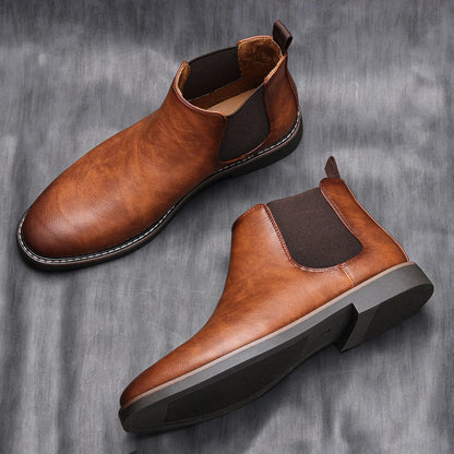 Herren Stiefel Elegant Seitenzipp