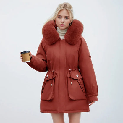Elegante Kunstfell Jacke Moderner Style