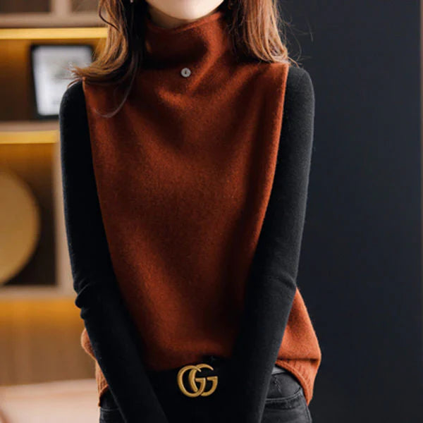 Hana - Oversized Rollkragen Pullover