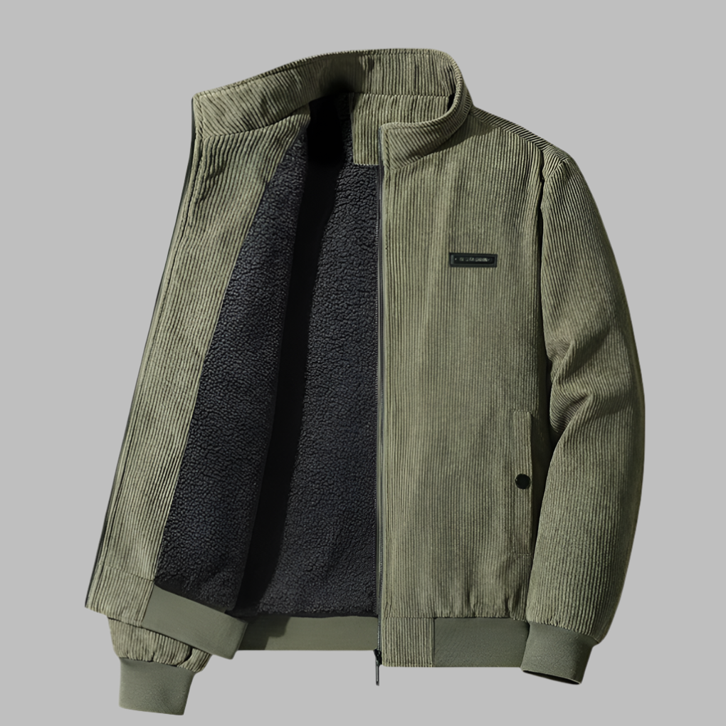 Herren Winterjacke Corduroy Wärme