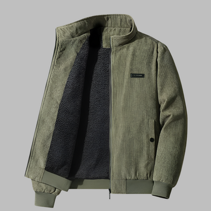 Herren Winterjacke Corduroy Wärme