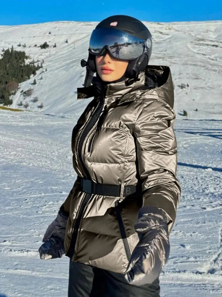 Warmes Skijacket Damen Winter - IdealeKleiden