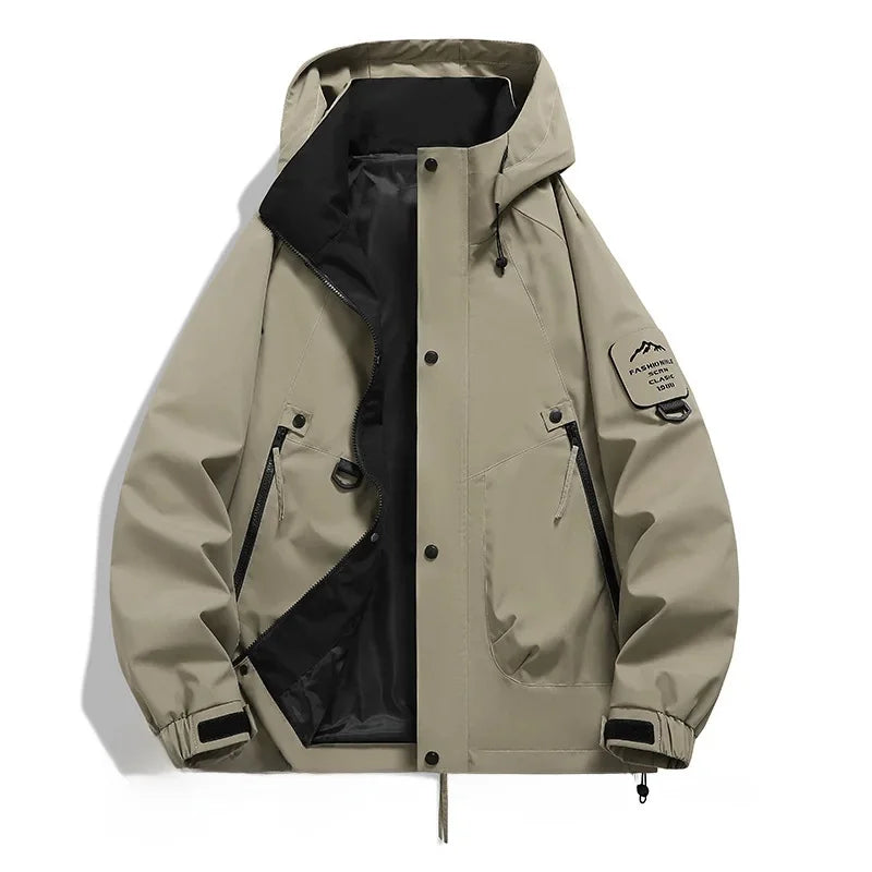 Herren Winterjacke Lockerer Schnitt