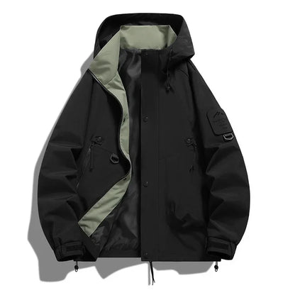 Herren Winterjacke Lockerer Schnitt