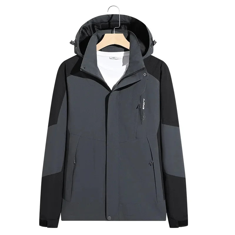 Herren Winterjacke Gefüttert Warm Isoliert Kapuze