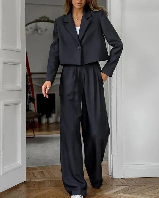 Praktisches Büro-Outfit für Frauen Zweiteiler