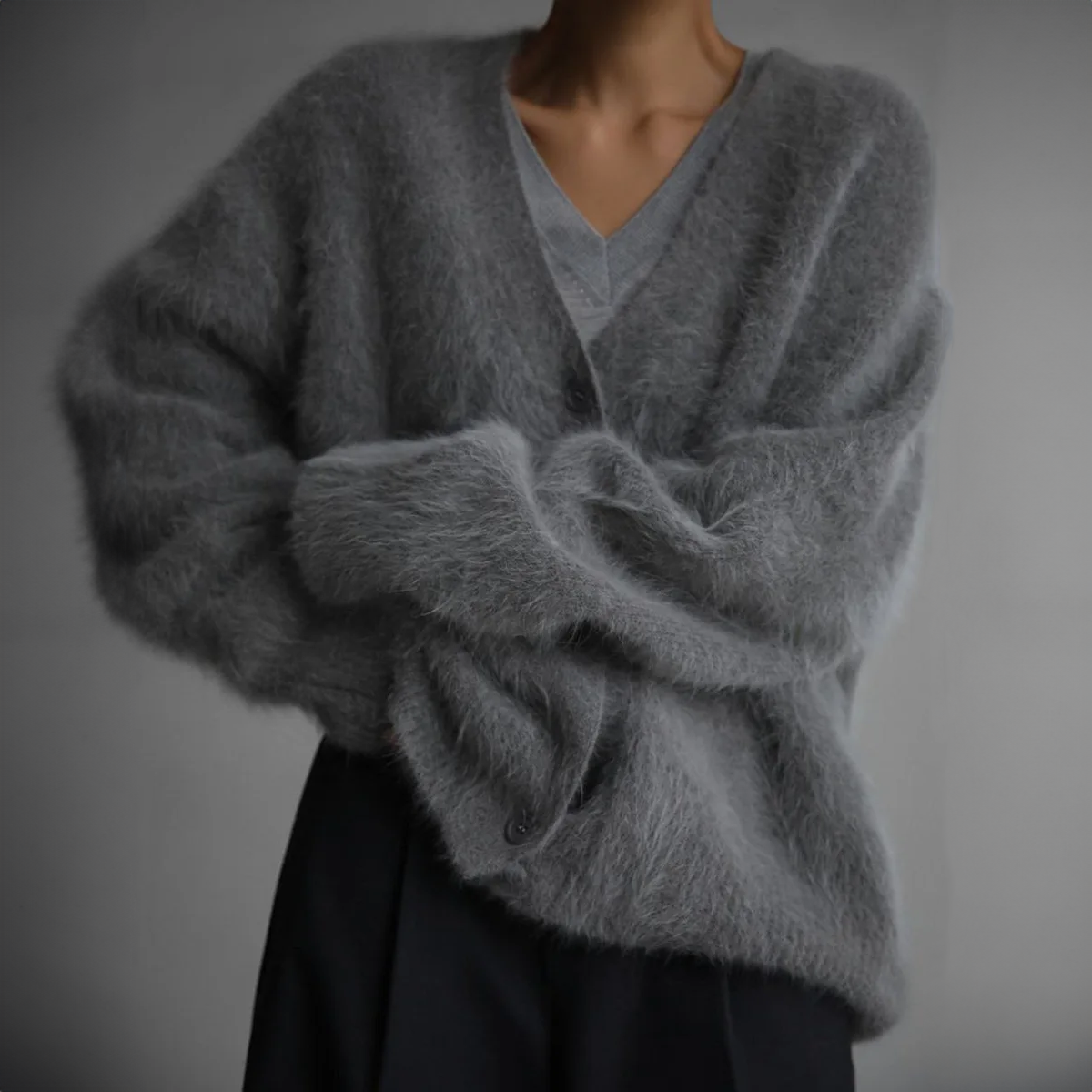 Weiche Strickjacke Damen Bequem