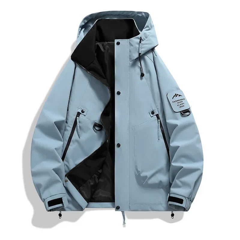 Herren Winterjacke Lockerer Schnitt