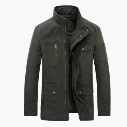 Praktische Outdoorjacke Mit Stehkragen Und Vielen Taschen