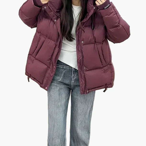 Wintersteppjacke Damen Kapuze