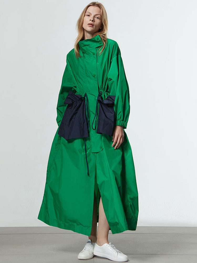 Langer Wintermantel Damen Elegant