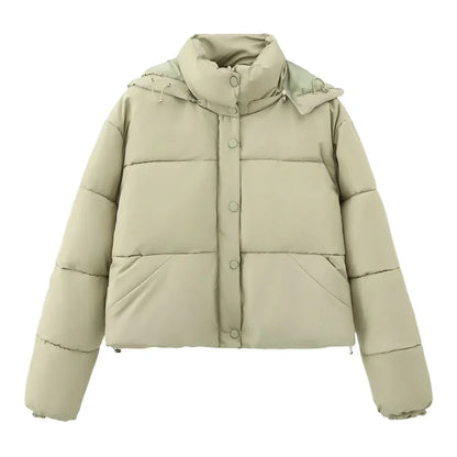 Kurze Kapuzenjacke Casual Style