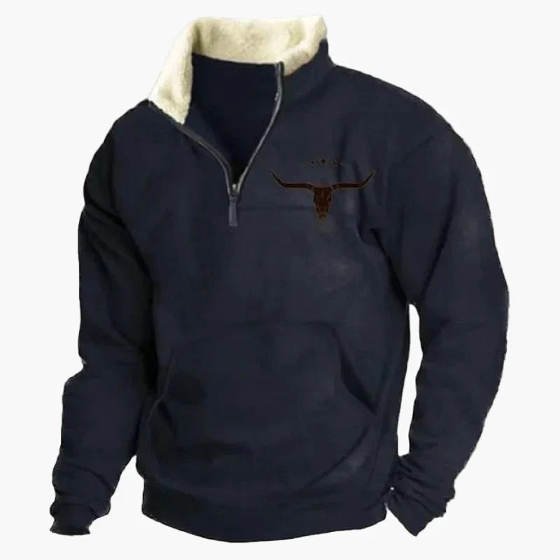 Stylisher Western Pullover Azteken Muster