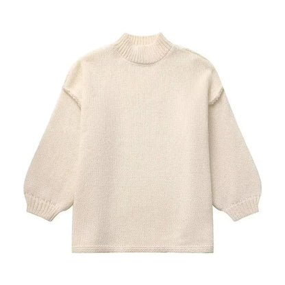 Kuschel Pullover Weich Stricken Winter