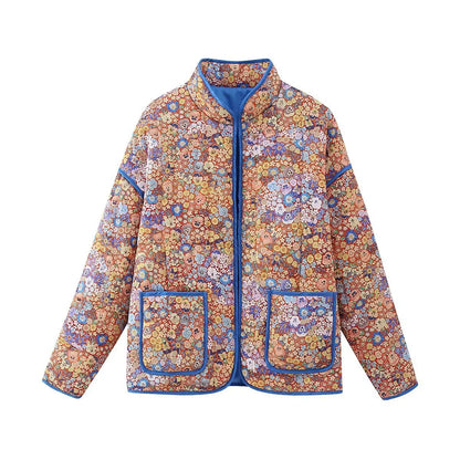 Baumwolljacke Damen Weich Gefüttert