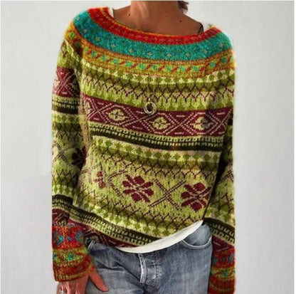 Retro Sweatshirt Stilvoll Komfortabel Damen
