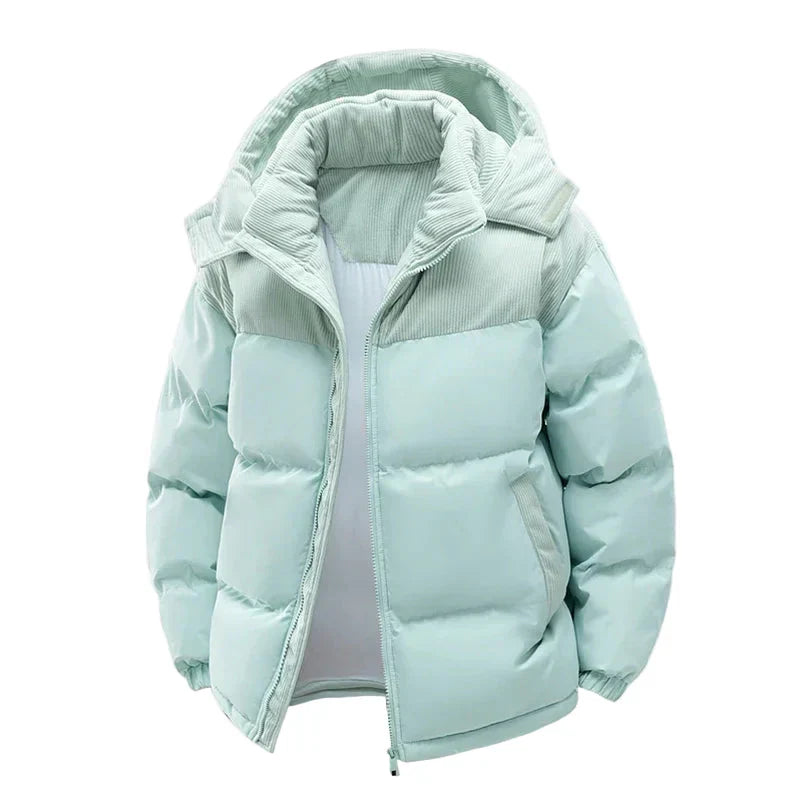 Wintersteppjacke Damen - Warme Outdoorjacke mit Kapuze