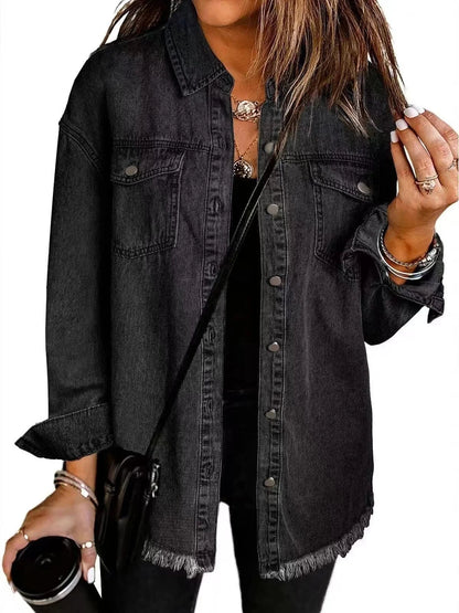 Modisches Denim-Jackett Damen