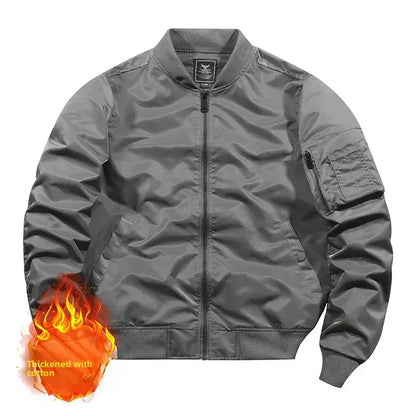 Leder Bomberjacke Fliegerstil