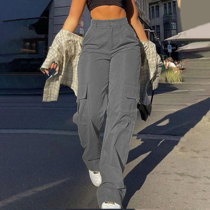 Damen Cargo-Hose Bequem Mit vielen Taschen
