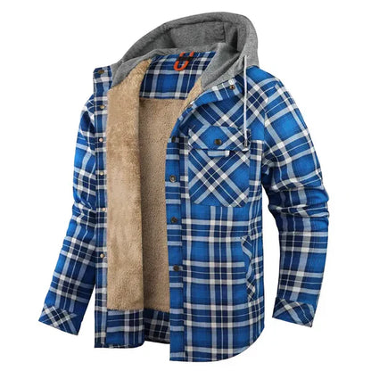 Gerald - Karierte Flanelljacke Warm